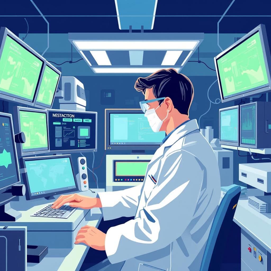 researcher in a lab