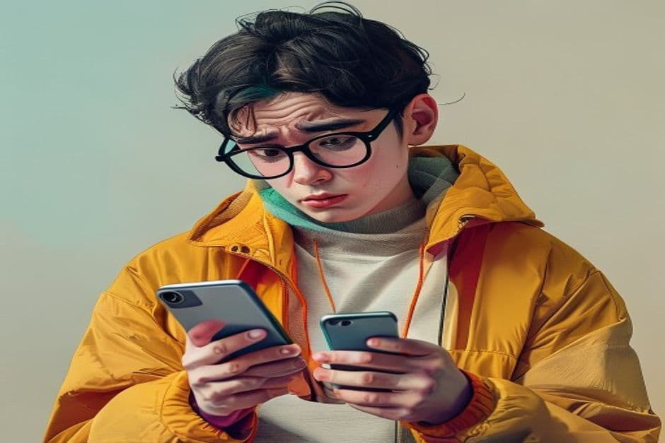 person holding smartphone