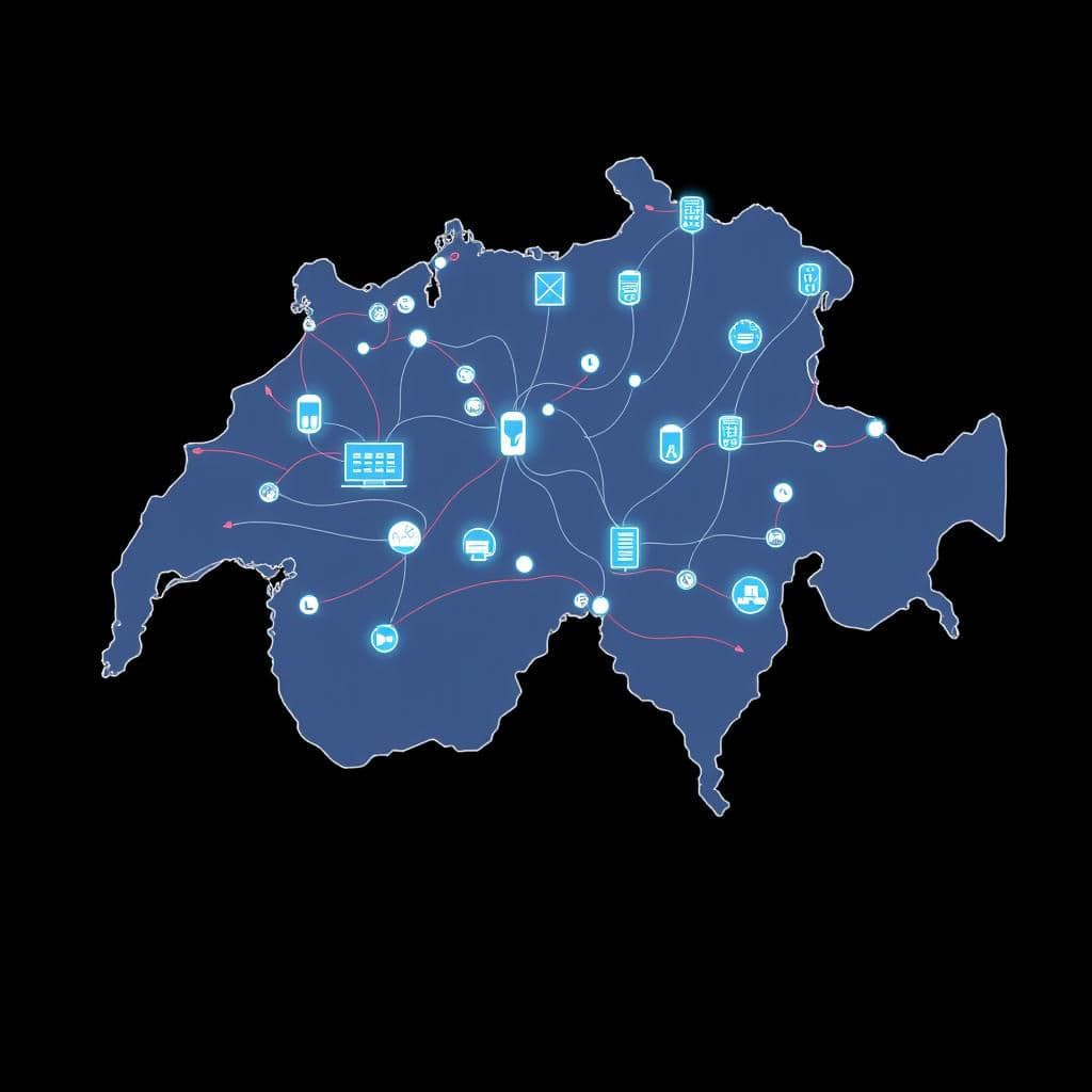 switzerland internet infrastructure map