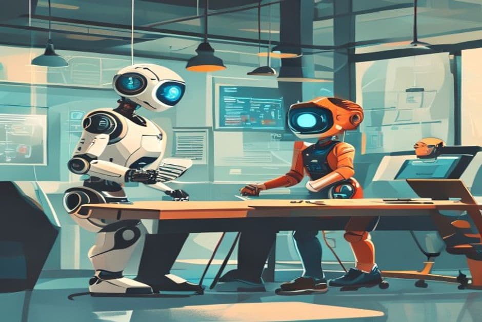 Robot and human collaboration