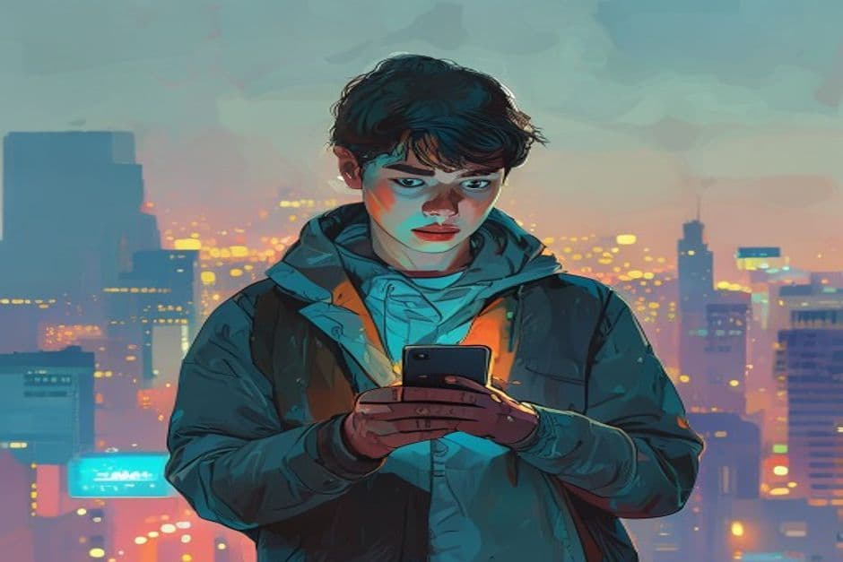 person holding smartphone