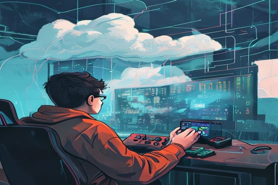 Xbox console with cloud computing platform
